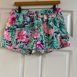 Lilly Pulitzer Multicolor Tropical Athletic Shorts